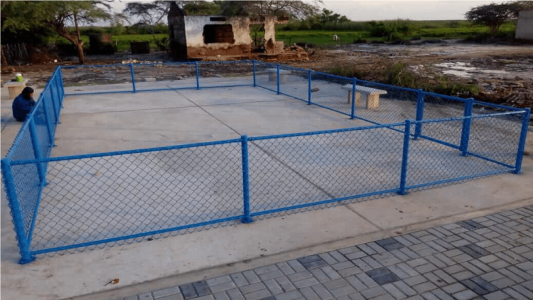 Cerramiento malla eslabonada Parque