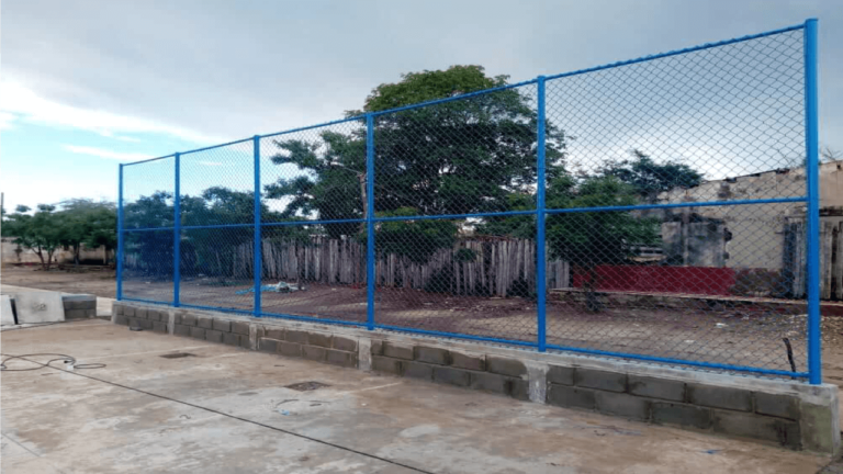 Modulo malla eslabonada parque