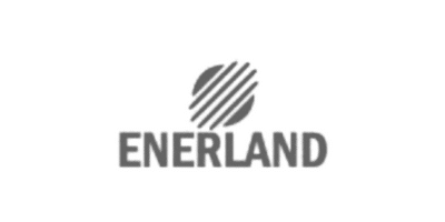 Logo de Enerland en color gris