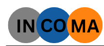 Logo Incoma Solutions con eslogan 'Ingeniería – Construcción – Mallas'